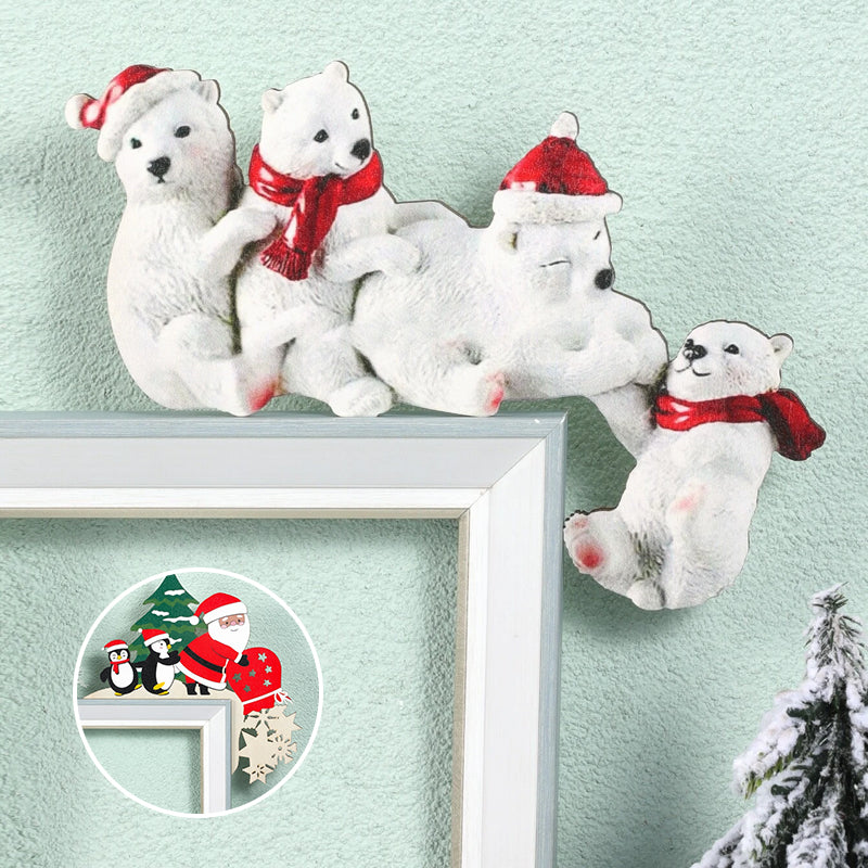 Christmas Door Corner Frame Decoration