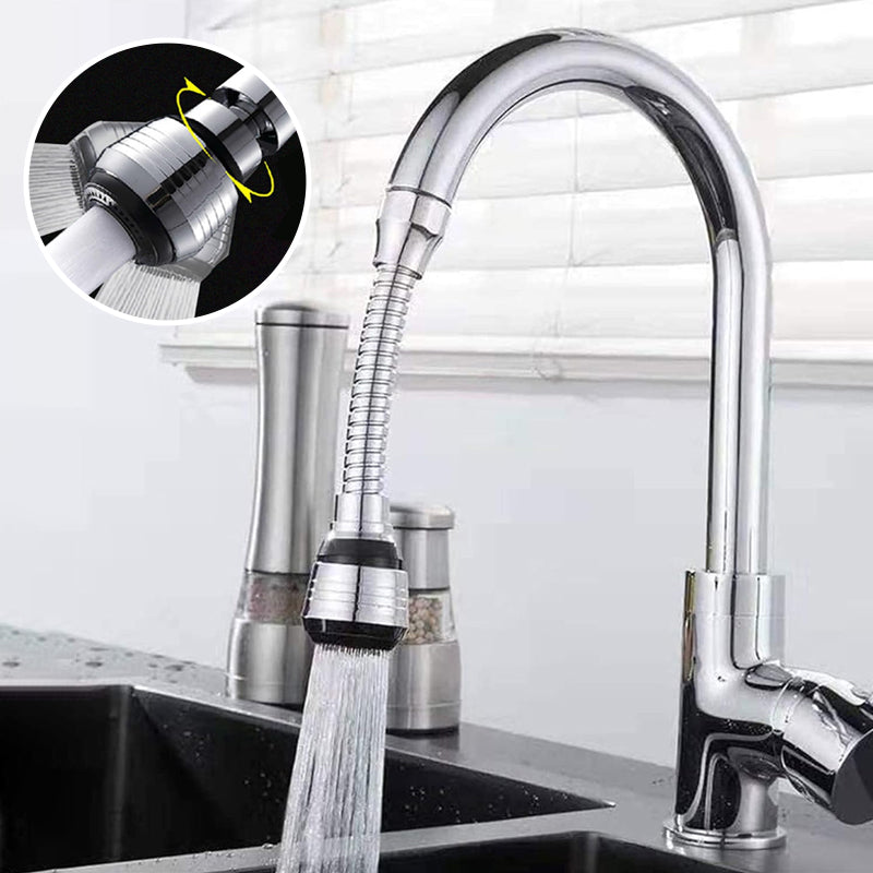 Splash-Proof Universal Swivel Faucet Spray Head