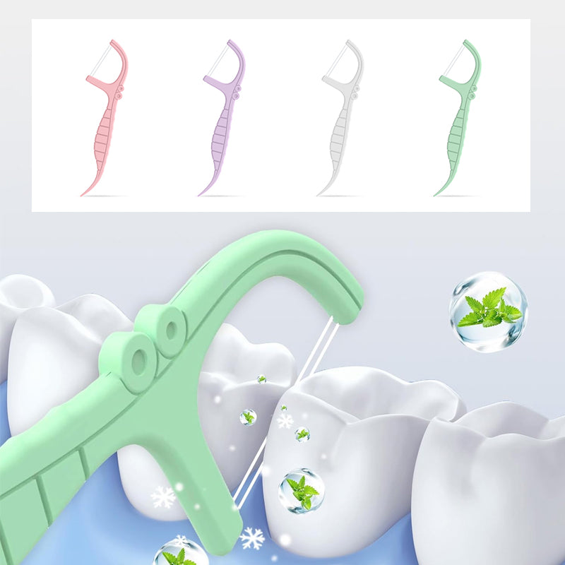 Disposable Floss Picks Twin-Line