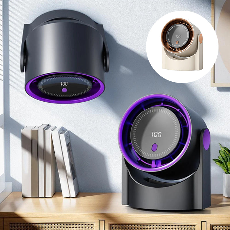 Digital Display Rechargeable USB Fan
