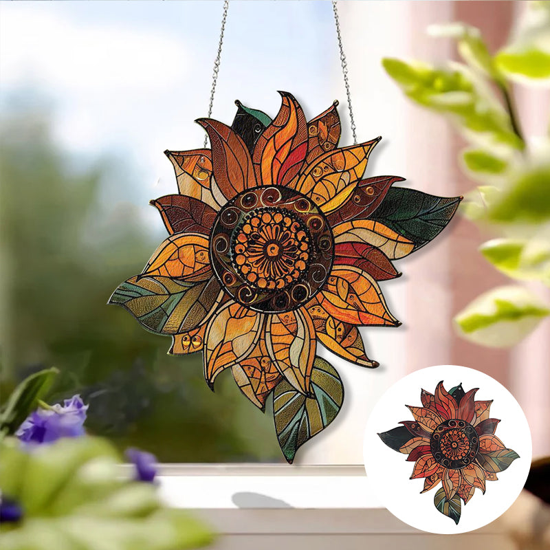 Sunflower Acrylic Window Hanging