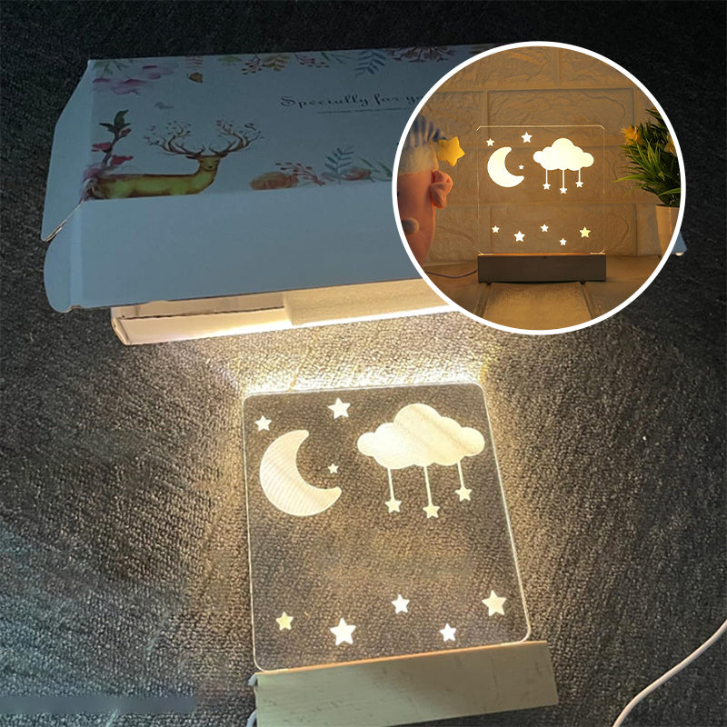 Personalized Kids Room Night Light