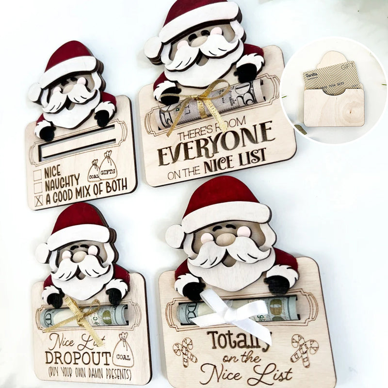 Cute Santa Christmas Money Holder