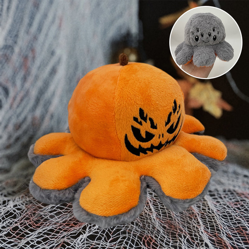 Reversible Pumpkin Lantern Plushie