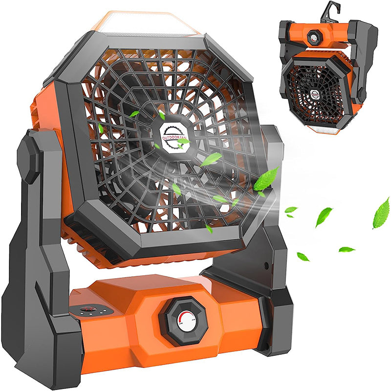 Camping LED Fan with Light