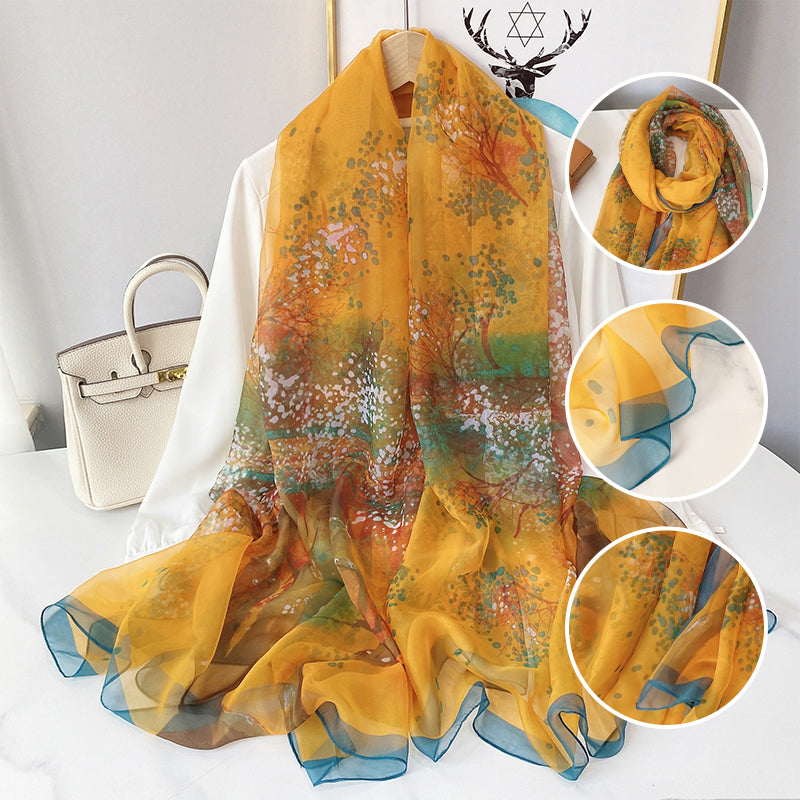 Soft Veil Clouds Late Summer Shawl