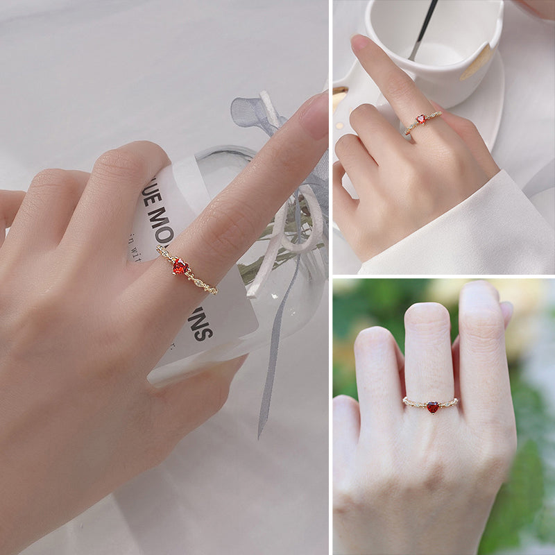Buy 1 Get 1 Free-💝Take Time For Yourself Heart Ring💗
