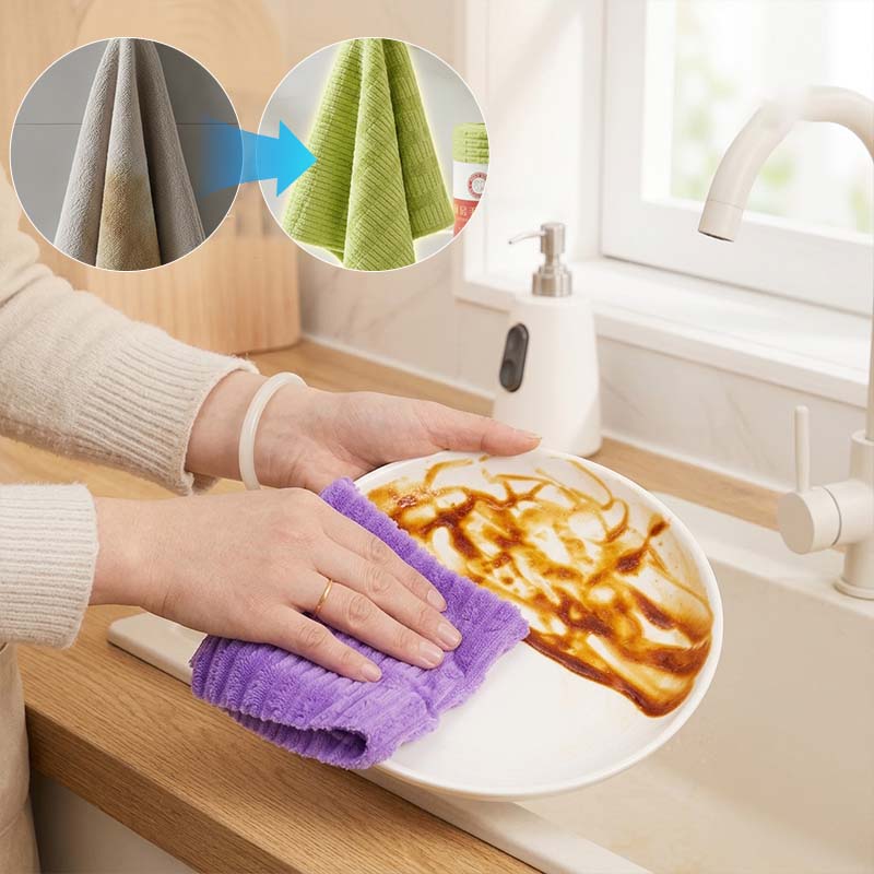 Tearable Bamboo Velvet Cleaning Towels