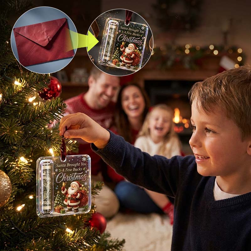 Christmas Cash Gift Ornament