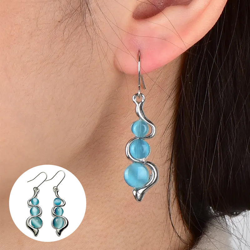 BLUE DROPLETS EARRINGS