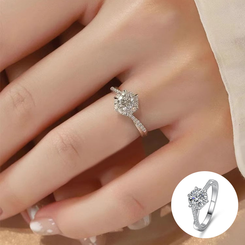 Moissanite from the Stars Ring