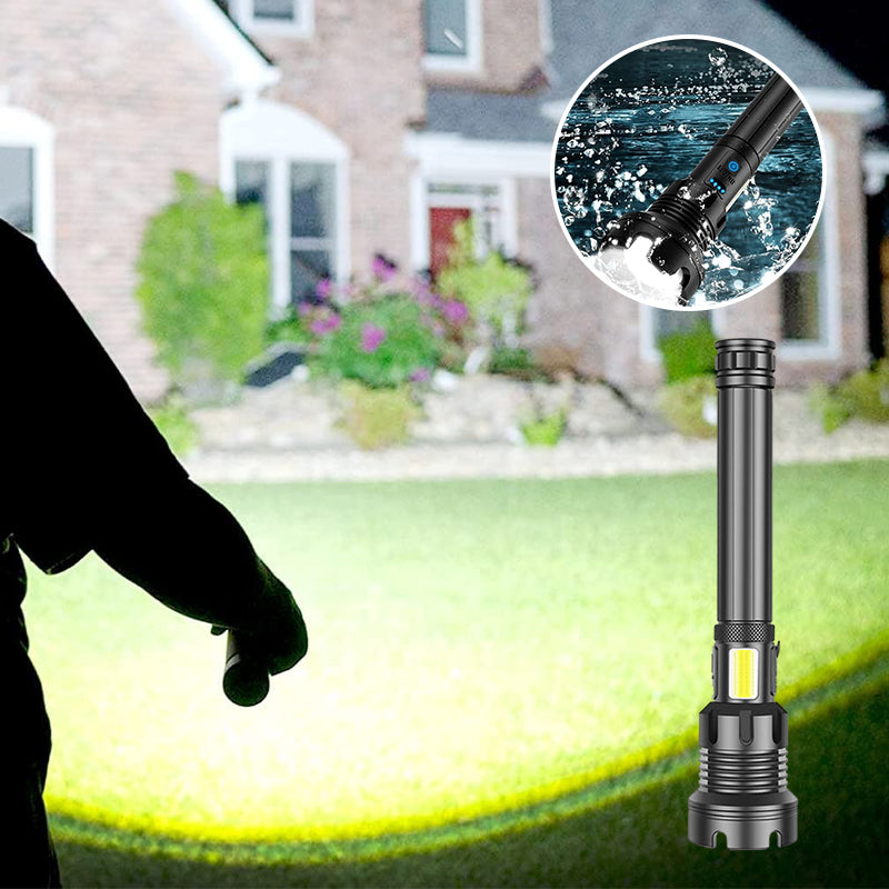 LED Rechargeable Tactical Laser Flashlight