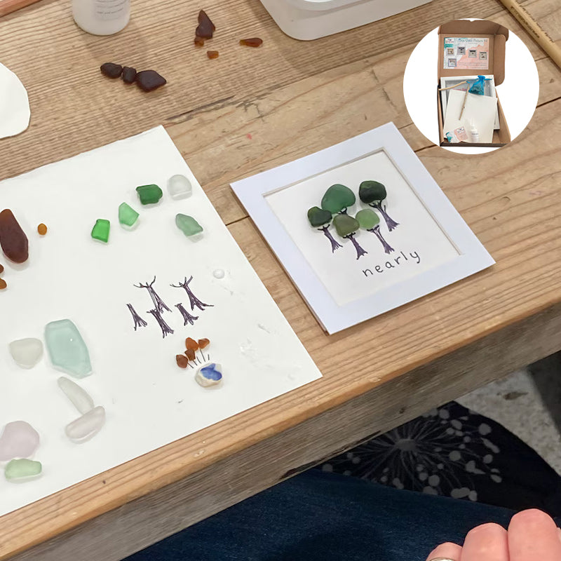 Create Your Own Sea Glass Picture Craft Kit