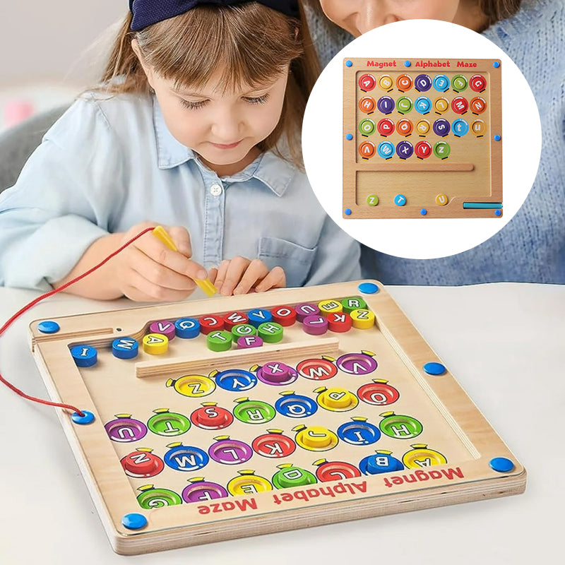 Magnetic Alphabet Maze Toy