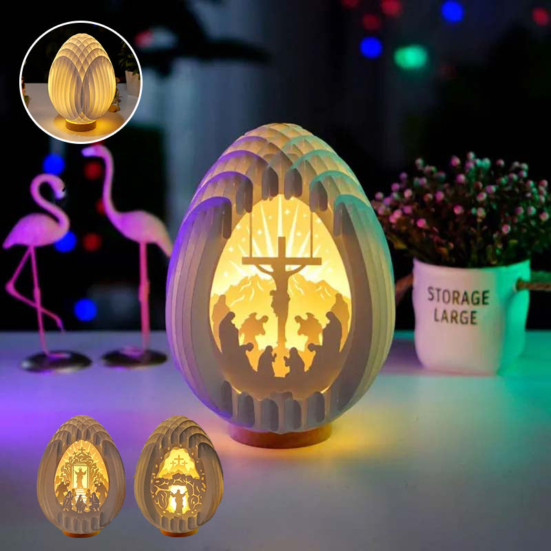 Easter 3D Paper Desk Lamp