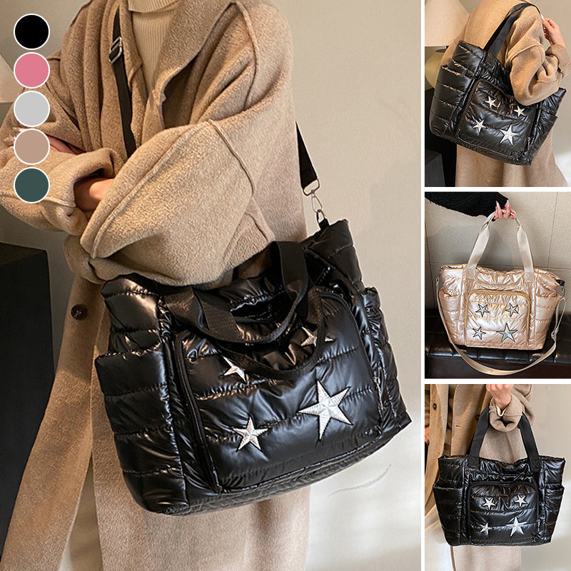 Winter Wide Strap Handbag