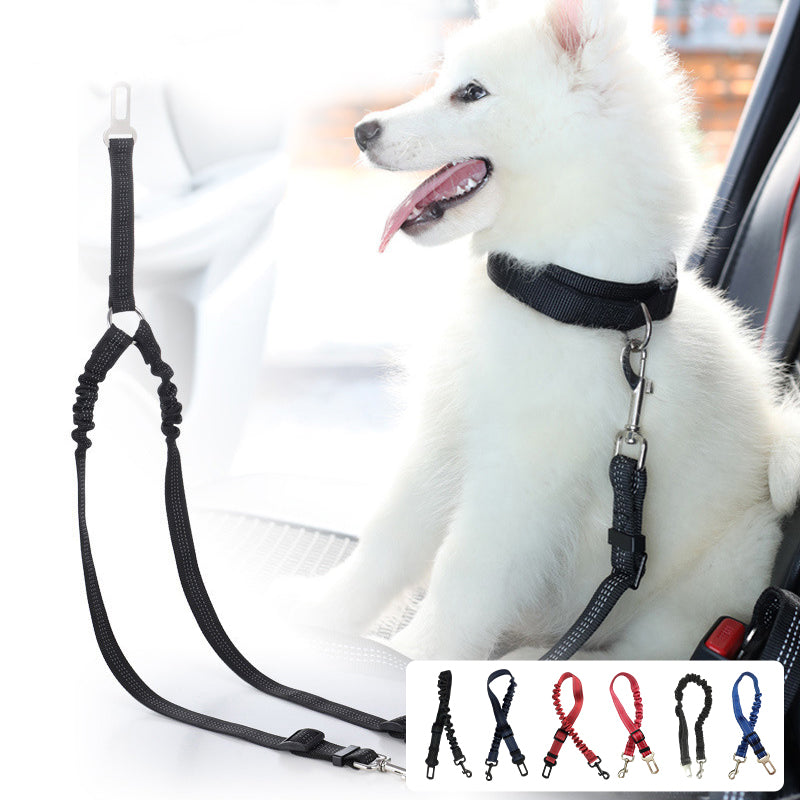 Adjustable Elastic Dog Seat Belt