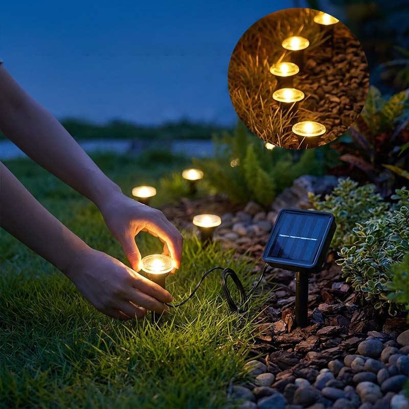 Solar pathway light