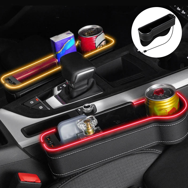 Car Seat Gap Filler Mutifunctional Storage Box