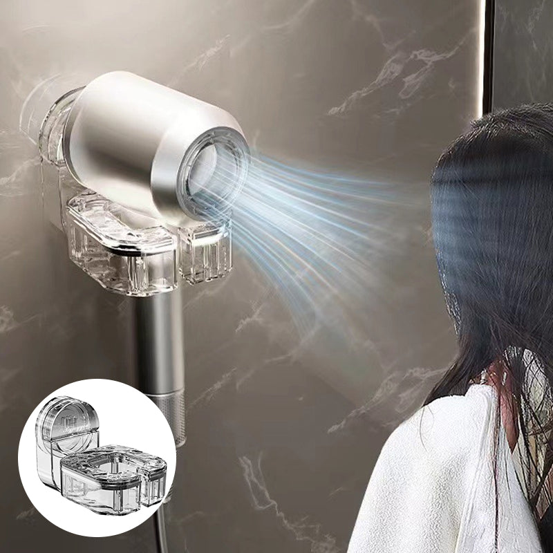 Rotating Hair Dryer Rack Punch-Free