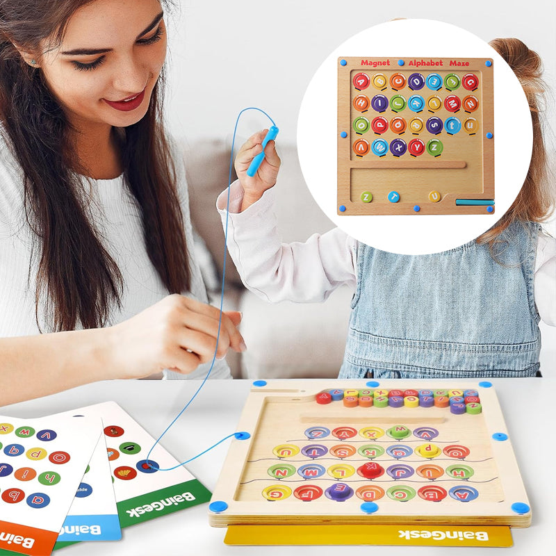 Magnetic Alphabet Maze Toy