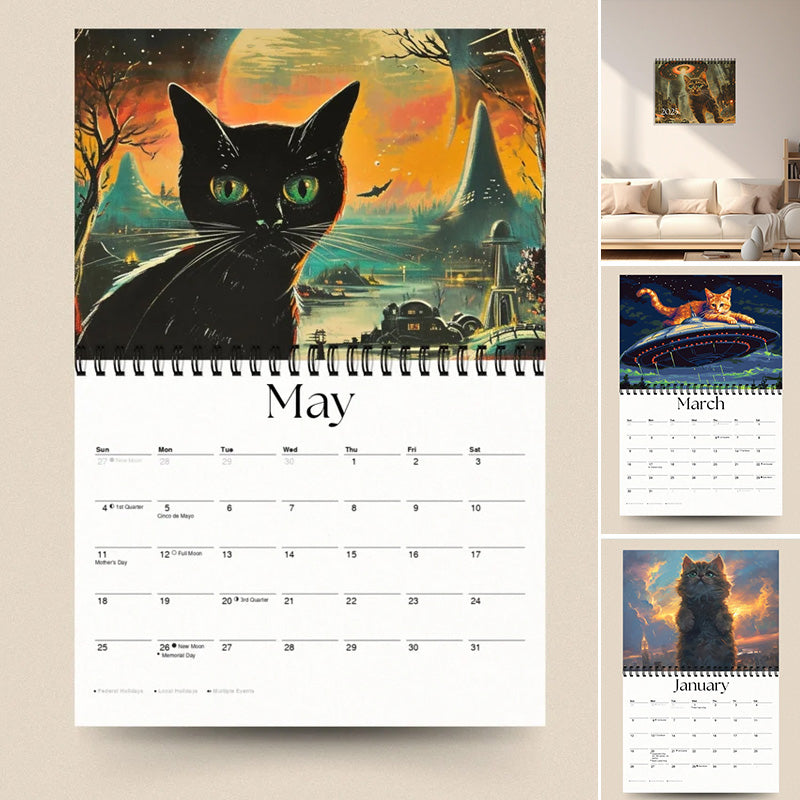 Cat Calendar | Year 2025