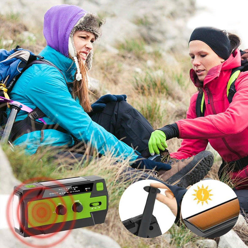 All-in-One Emergency Solar Powered Radio