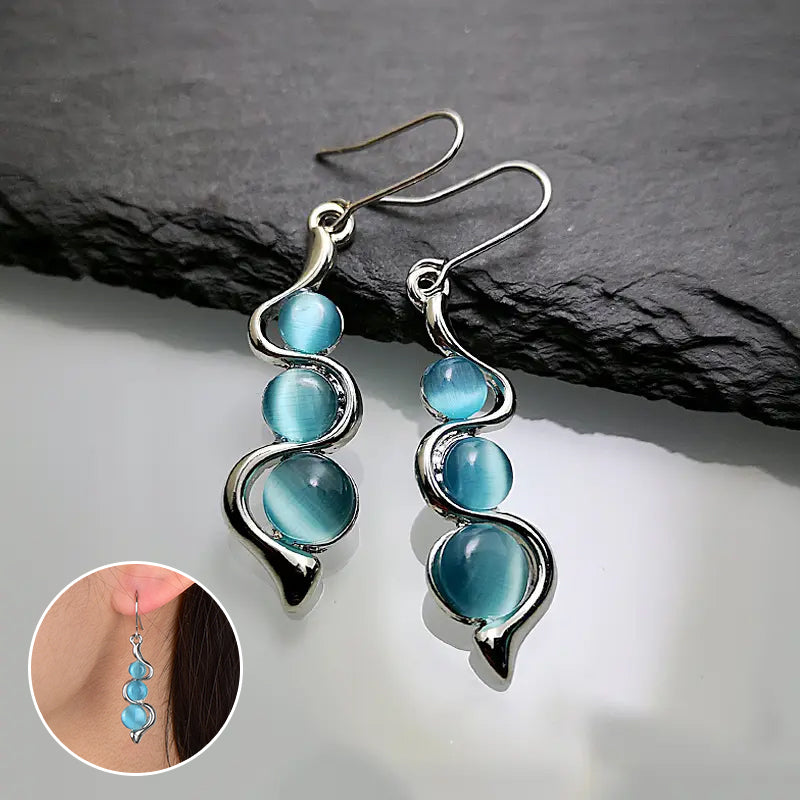 BLUE DROPLETS EARRINGS