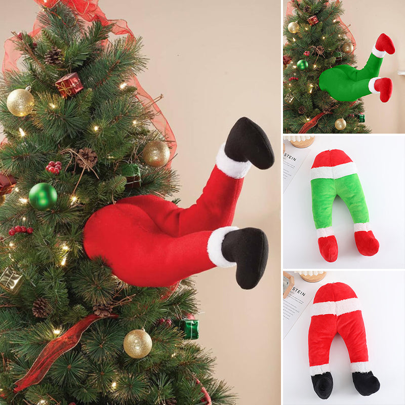 Christmas Santa Legs Decoration