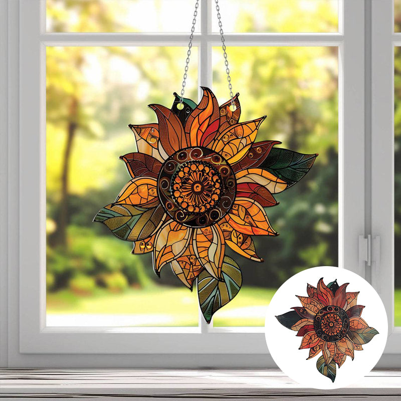 Sunflower Acrylic Window Hanging