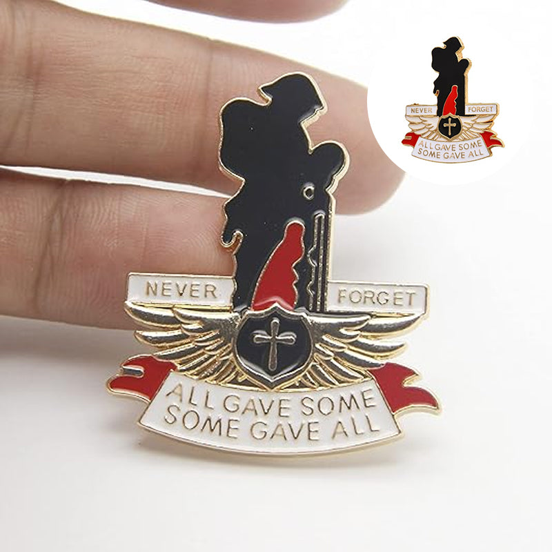 Red Poppy Remembrance Day Badge