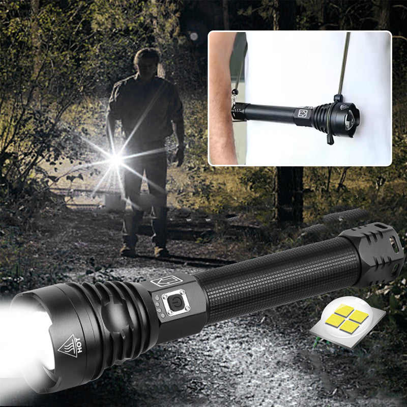 LED Rechargeable Tactical Laser Flashlight