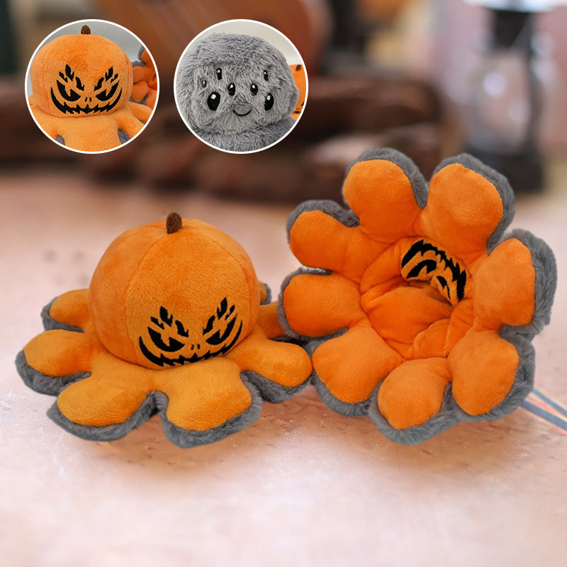 Reversible Pumpkin Lantern Plushie