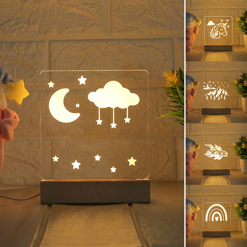 Personalized Kids Room Night Light