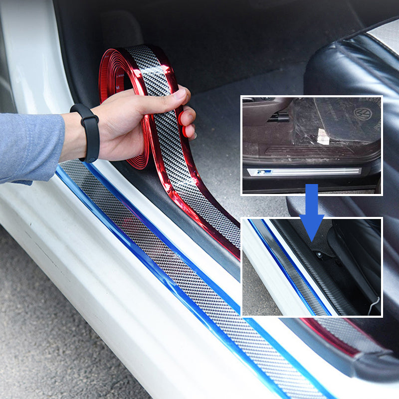 Car Carbon Fiber Threshold Sticker