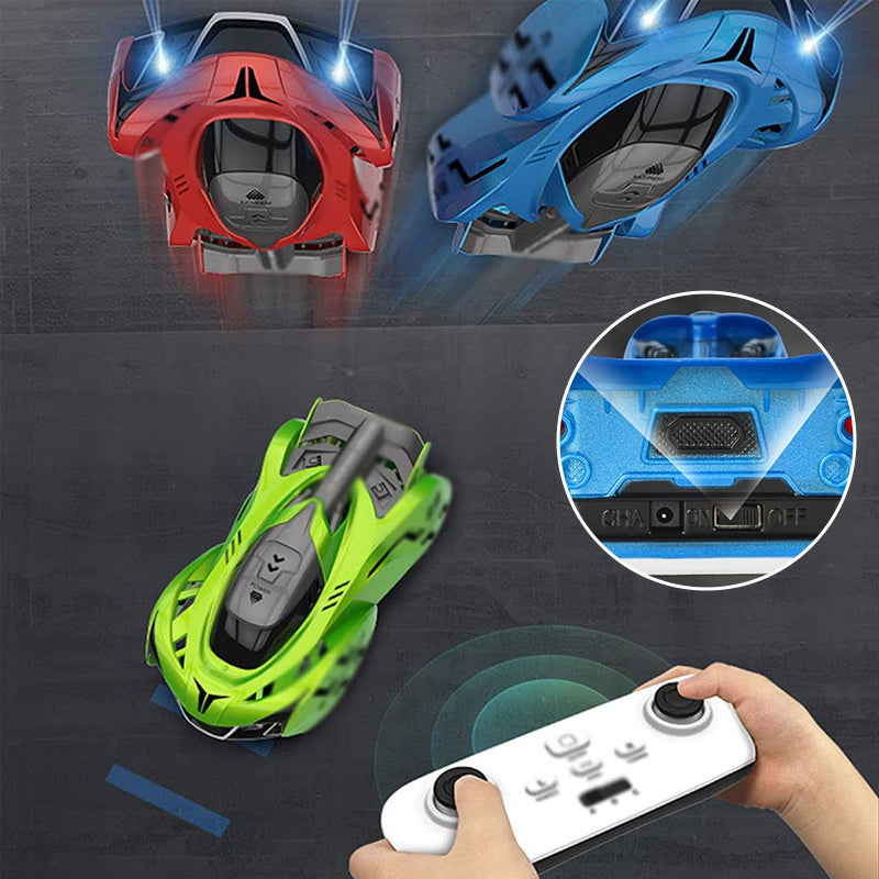 Electric wall climbing car with remote control