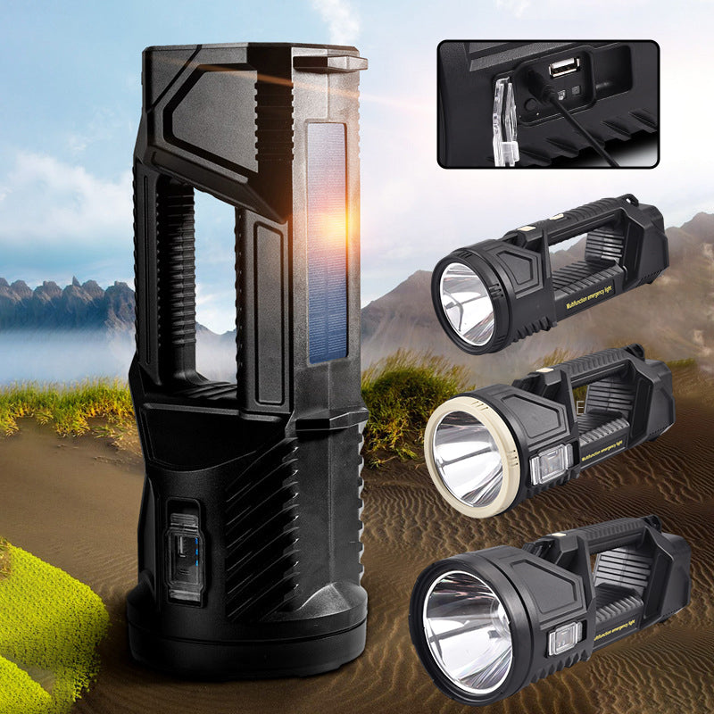 Strong outdoor multi-function LED flashlight