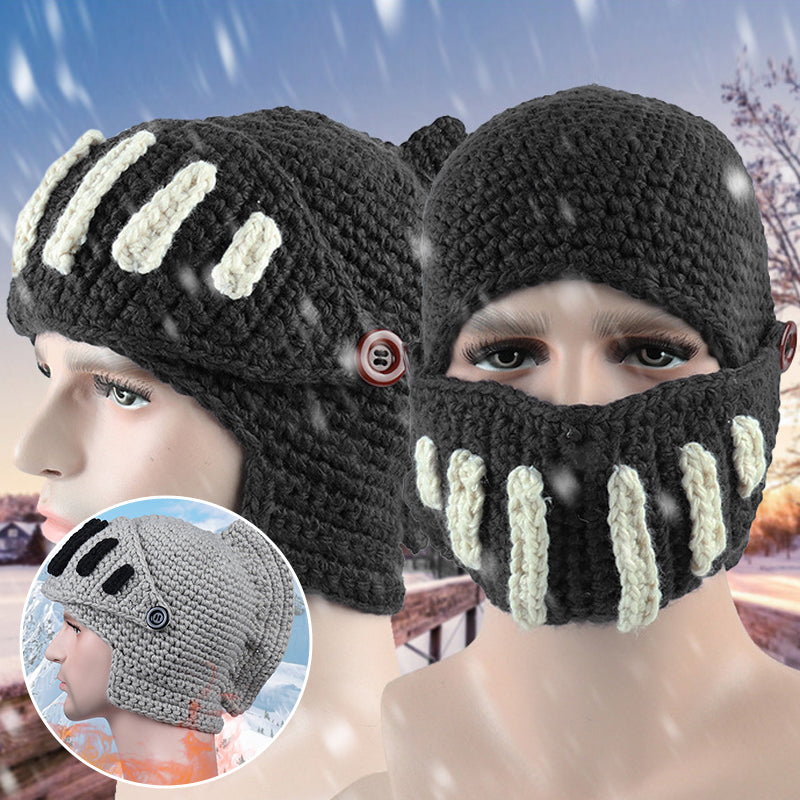 Hand-knitted Knight Hat