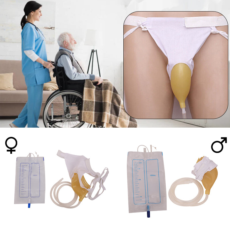 Portable and wearable urine bag collector