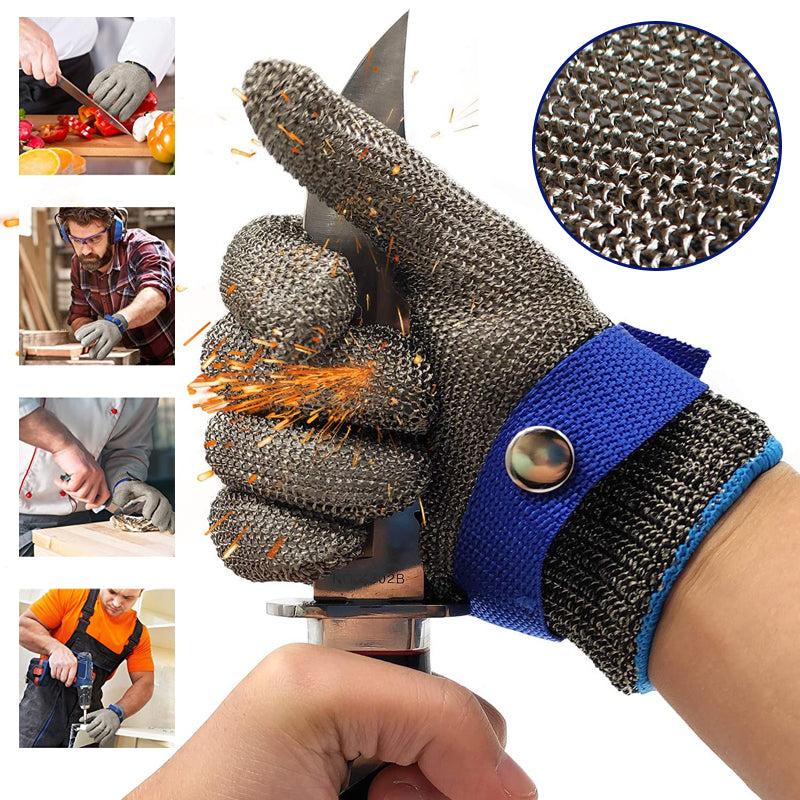 Stainless Steel Mesh Metal Labor Protection Gloves