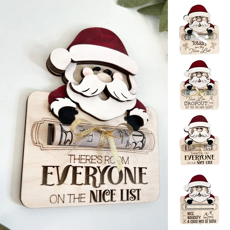 Cute Santa Christmas Money Holder