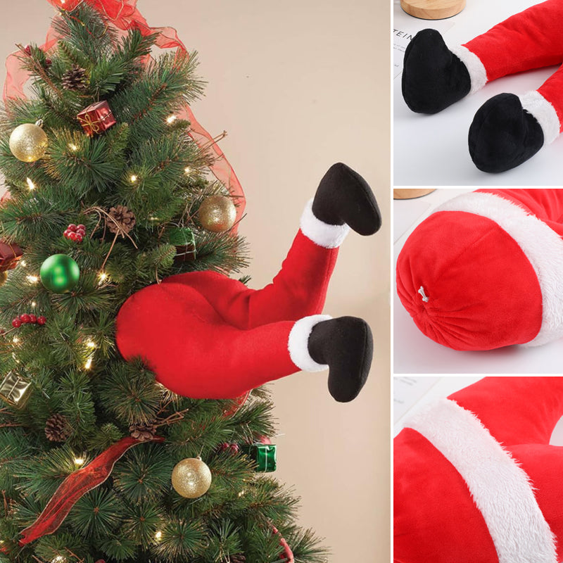 Christmas Santa Legs Decoration