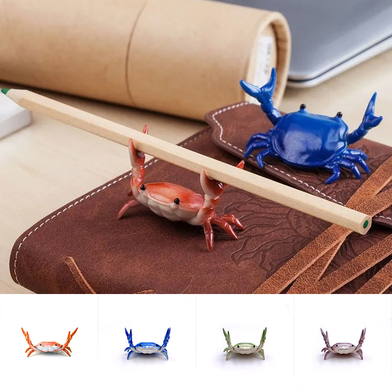 Weight Lifting Small Crab Pen & Glasses Holder