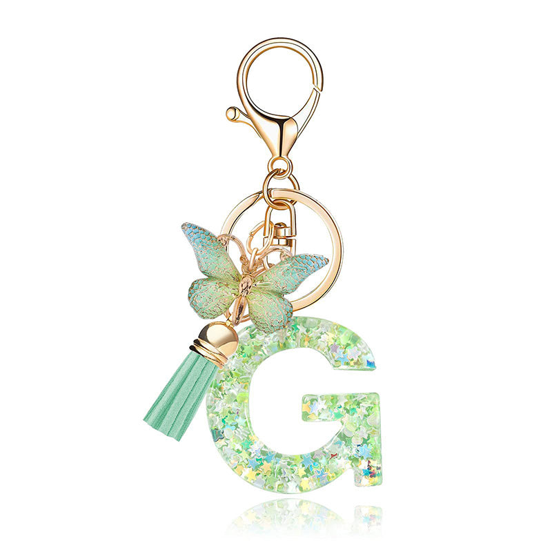 🌼Initial Letter Keychains