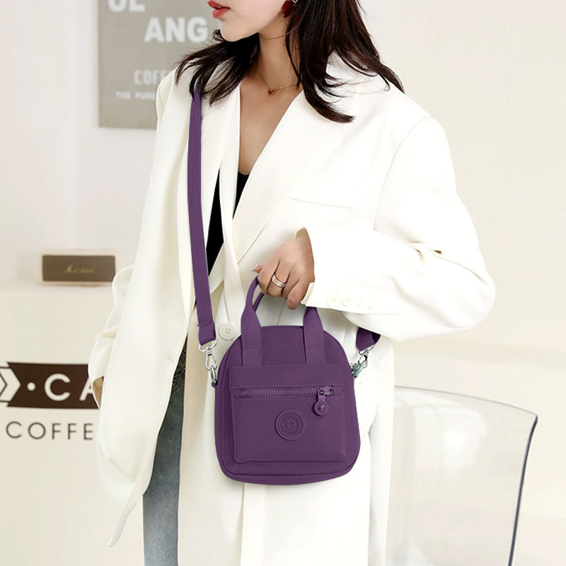 Nylon Satchel Handbag