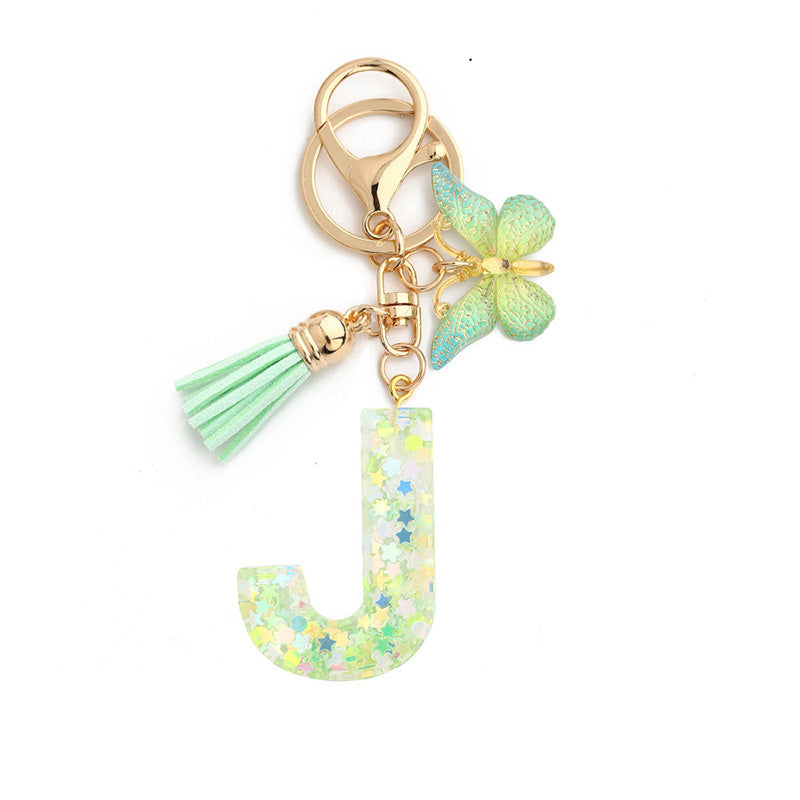 🌼Initial Letter Keychains