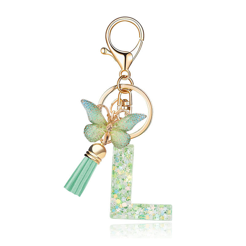 🌼Initial Letter Keychains