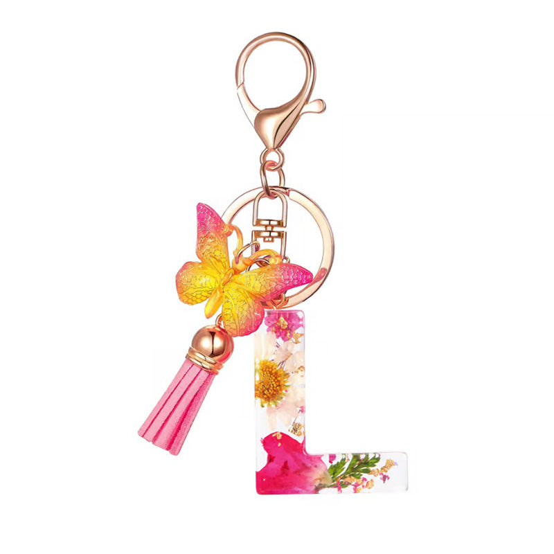 🌼Initial Letter Keychains