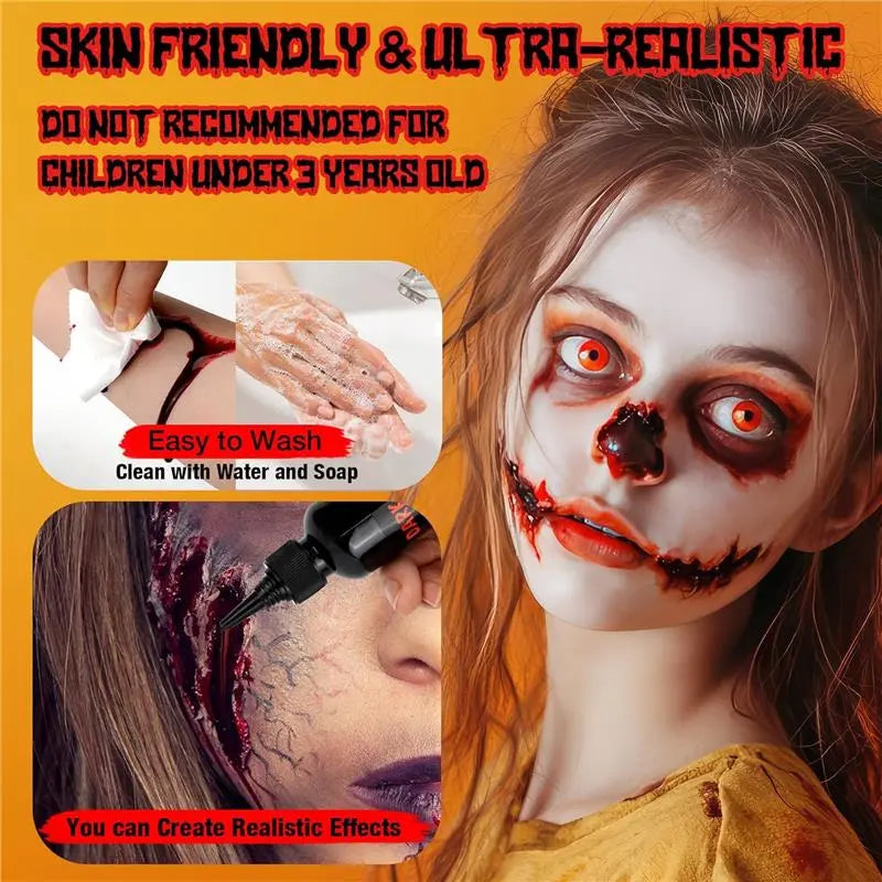 Halloween Fake Blood Makeup Kit