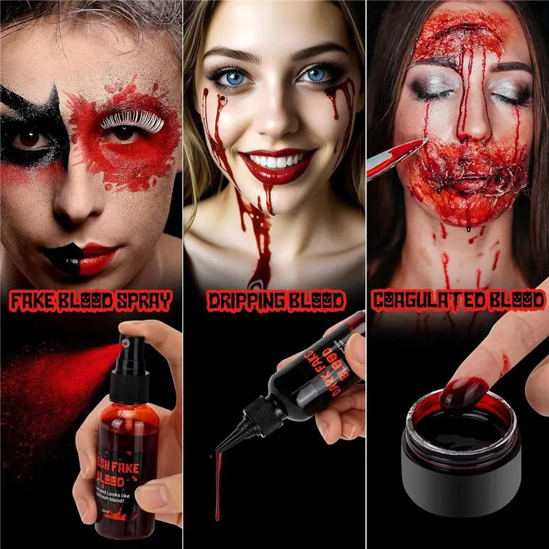 Halloween Fake Blood Makeup Kit